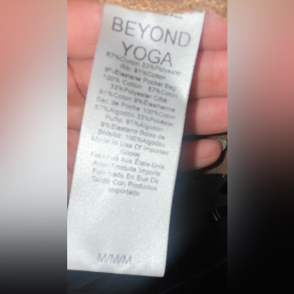 Beyond Yoga "On The Go" Open Front Hooded Cardigan Jacket - Picture 5 of 5